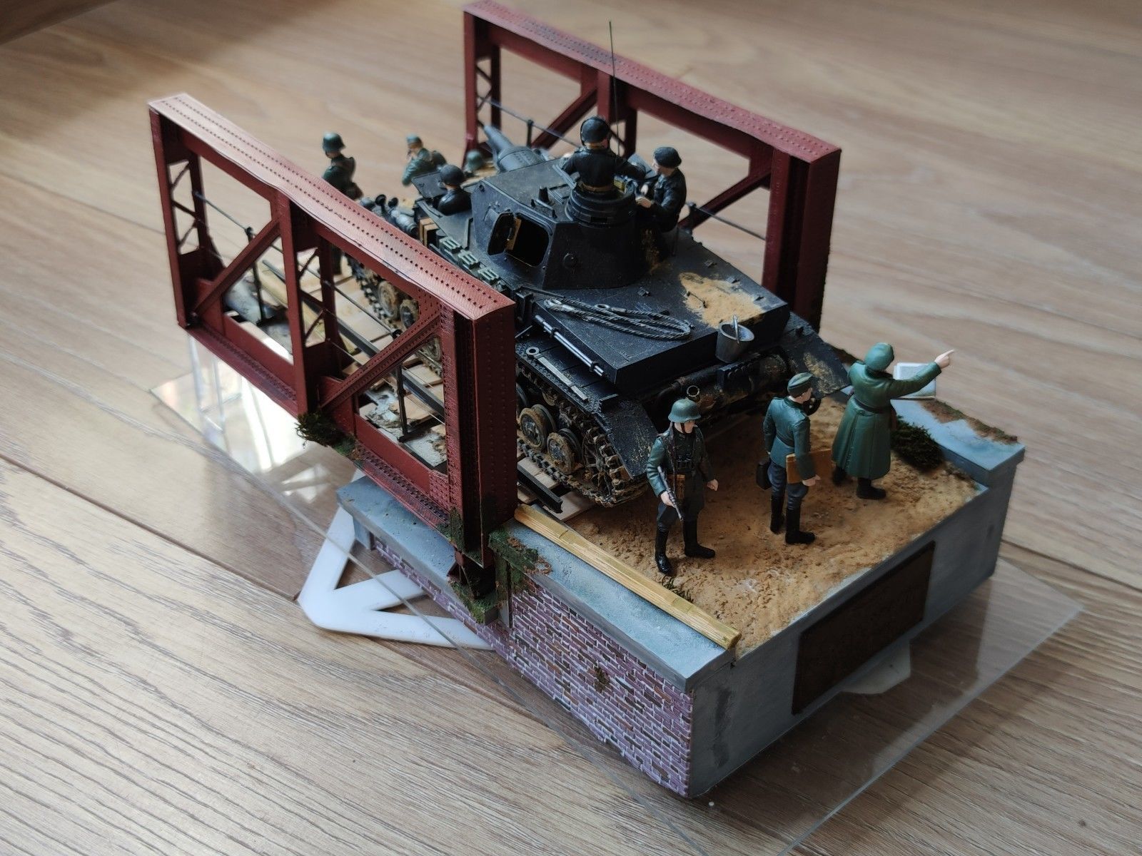 Historical Railroad Bridge 3D print model_23