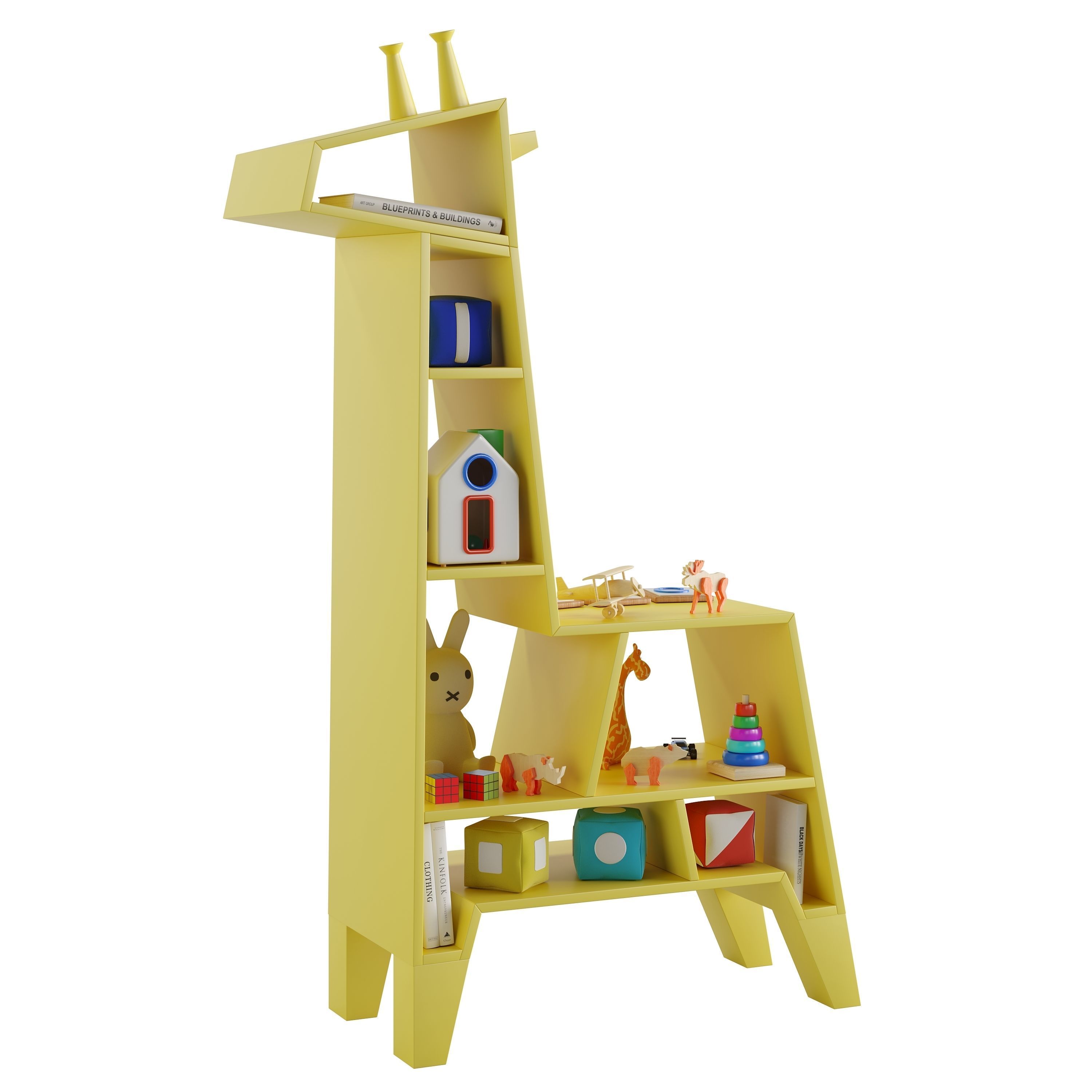 Giraffe Shelf 3D model_2