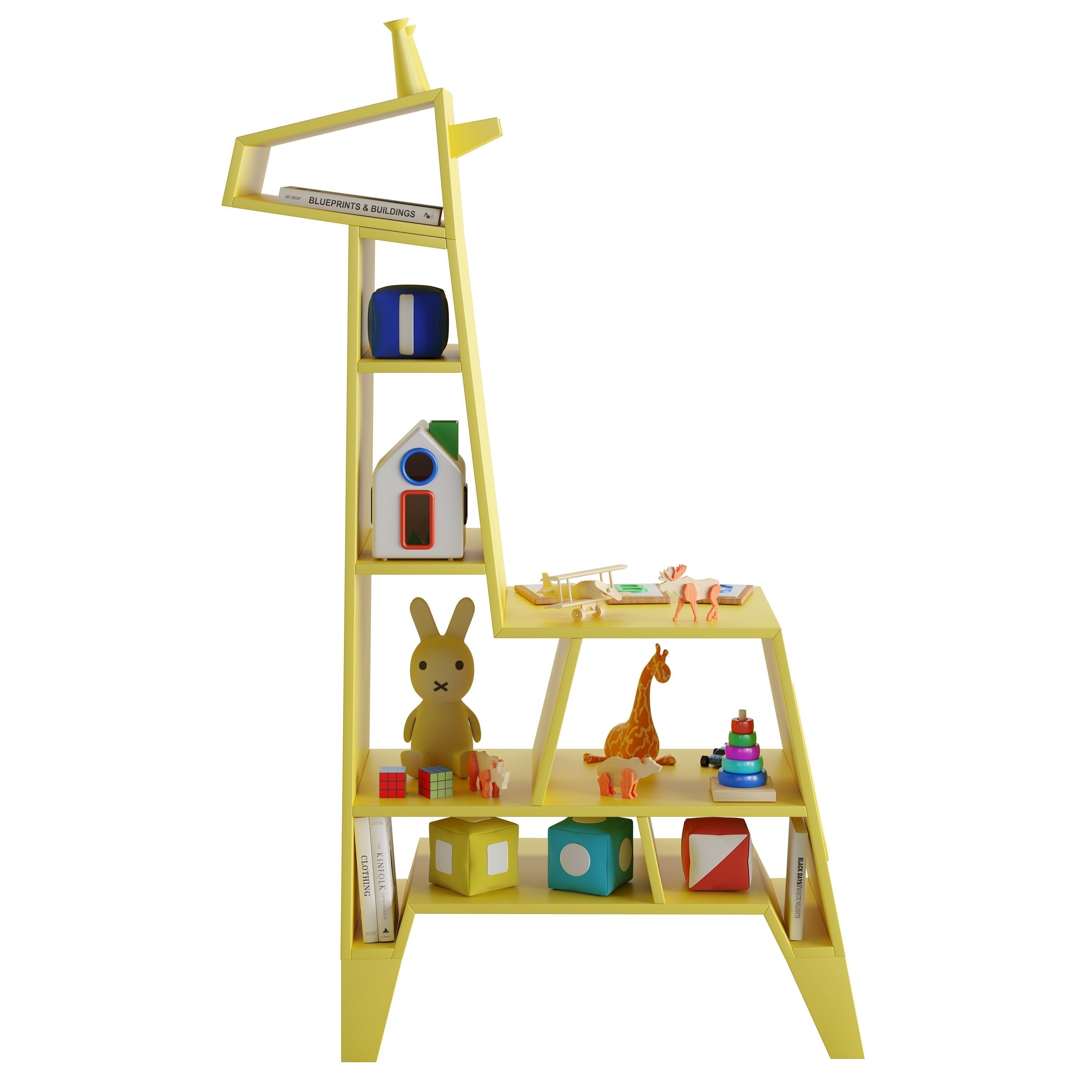 Giraffe Shelf 3D model_1