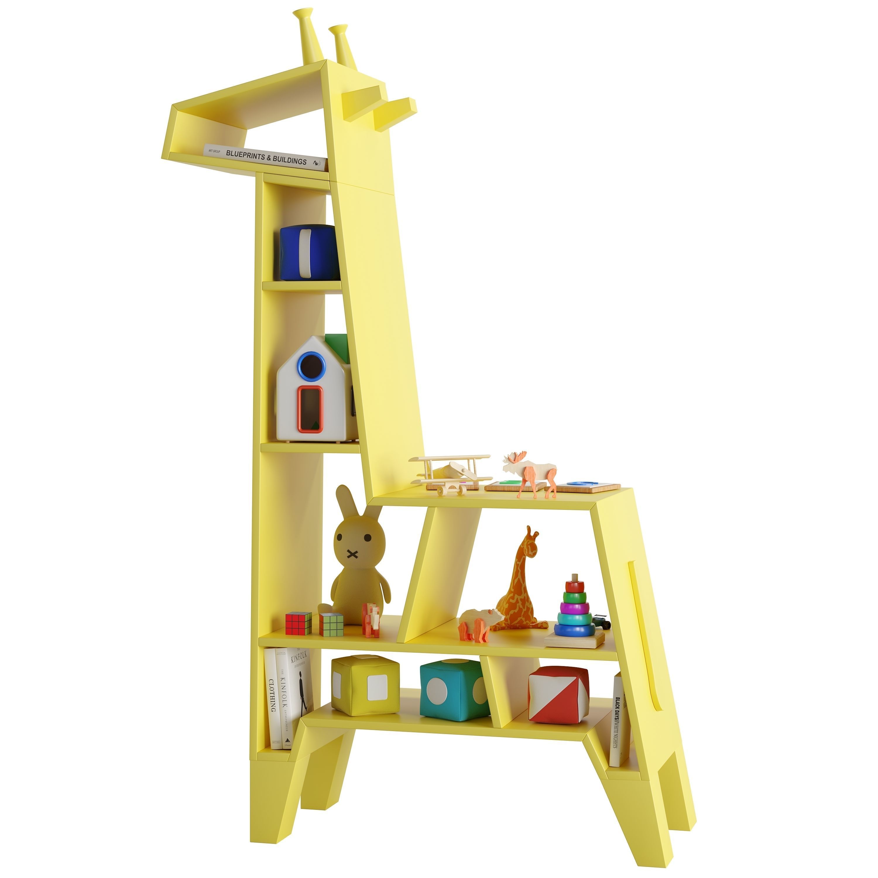 Giraffe Shelf 3D model_3