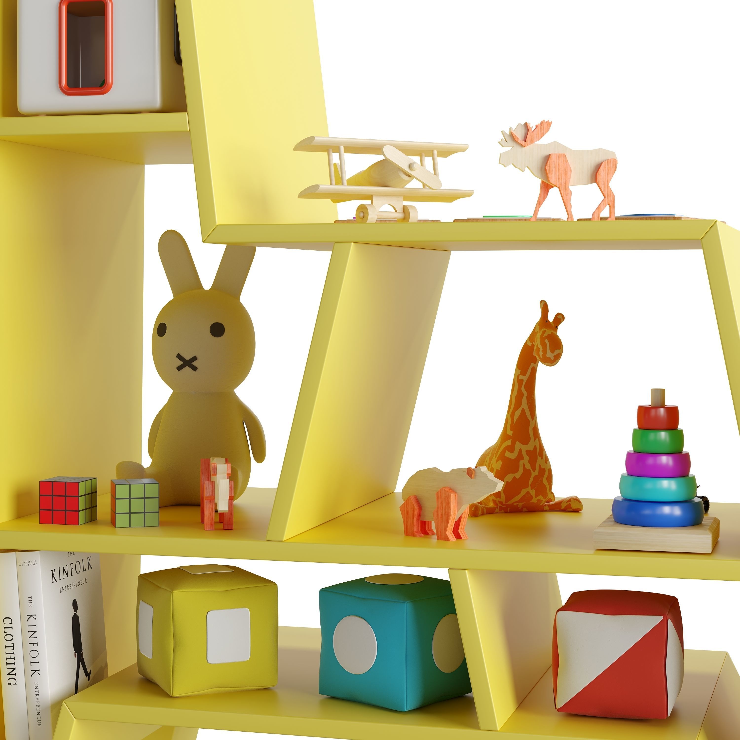 Giraffe Shelf 3D model_4