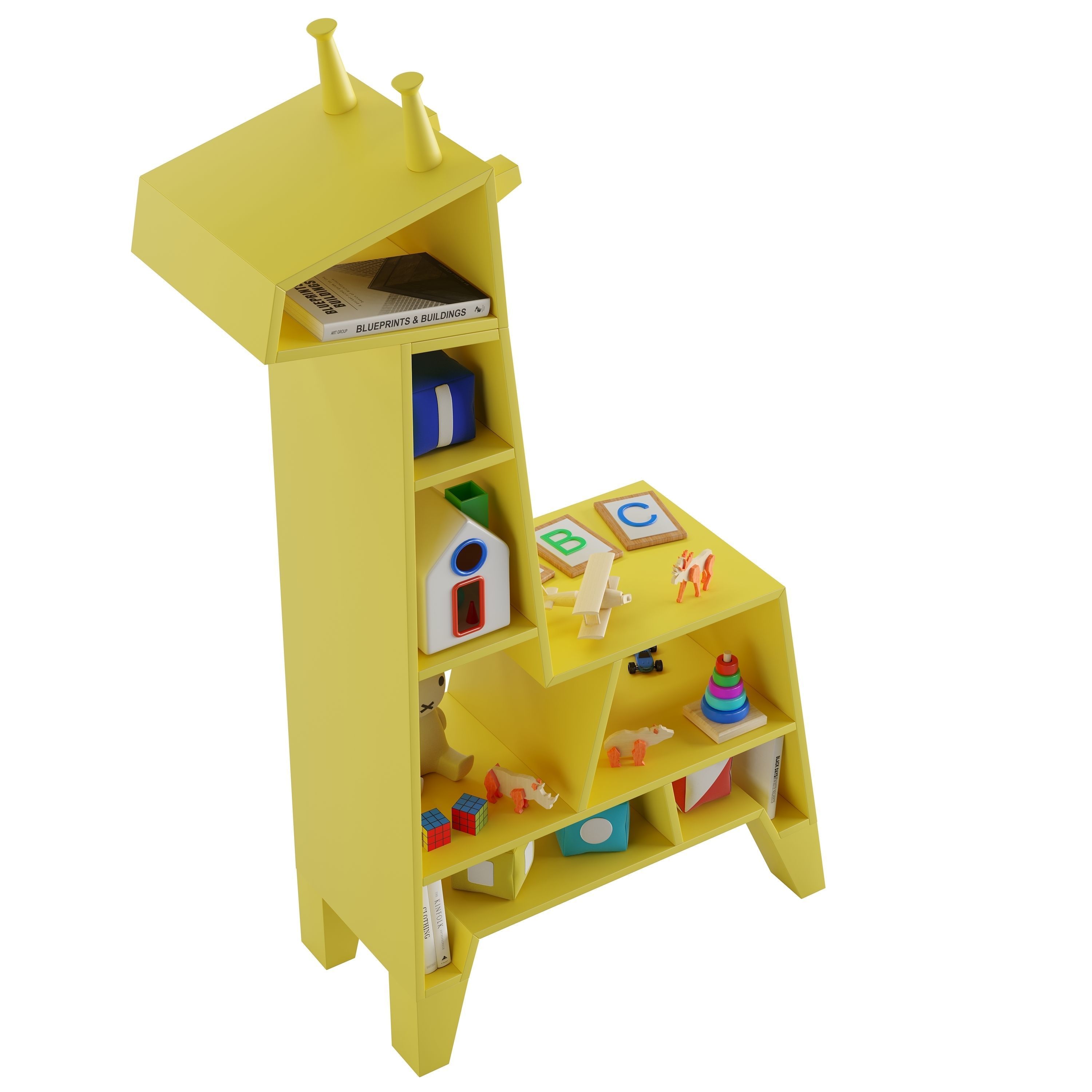 Giraffe Shelf 3D model_5