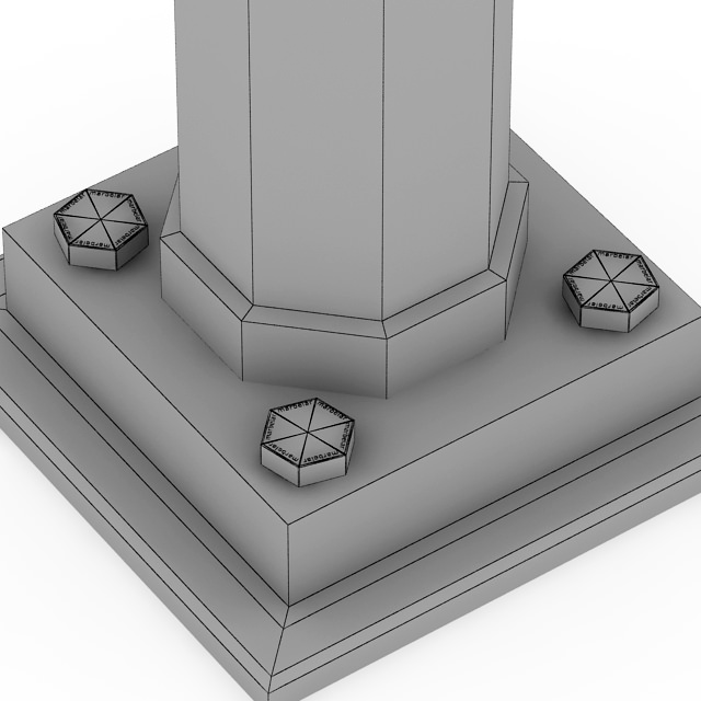 Bearing Compass Nautical 3D model_4