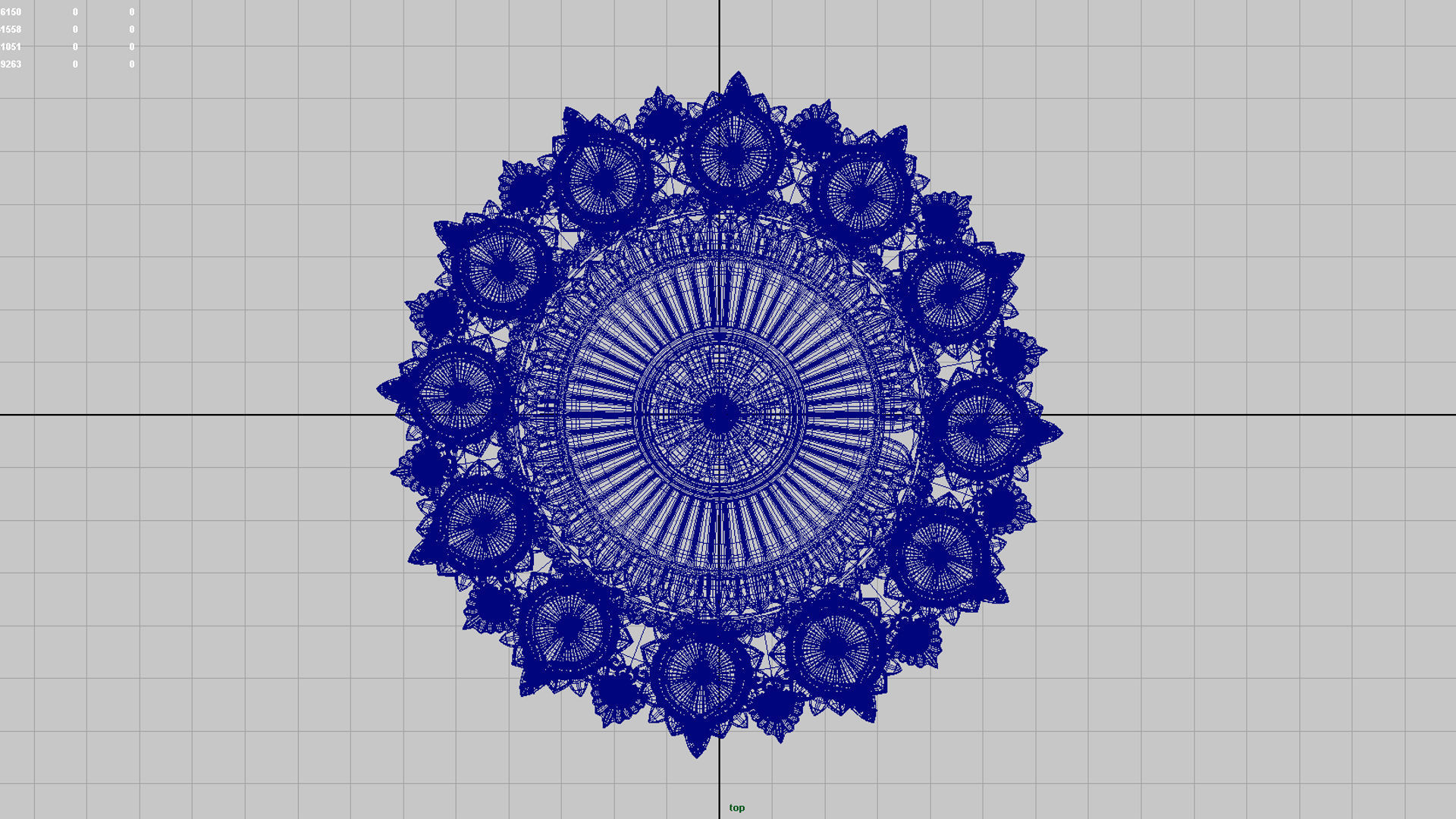 clay oil lamp  3D model_6