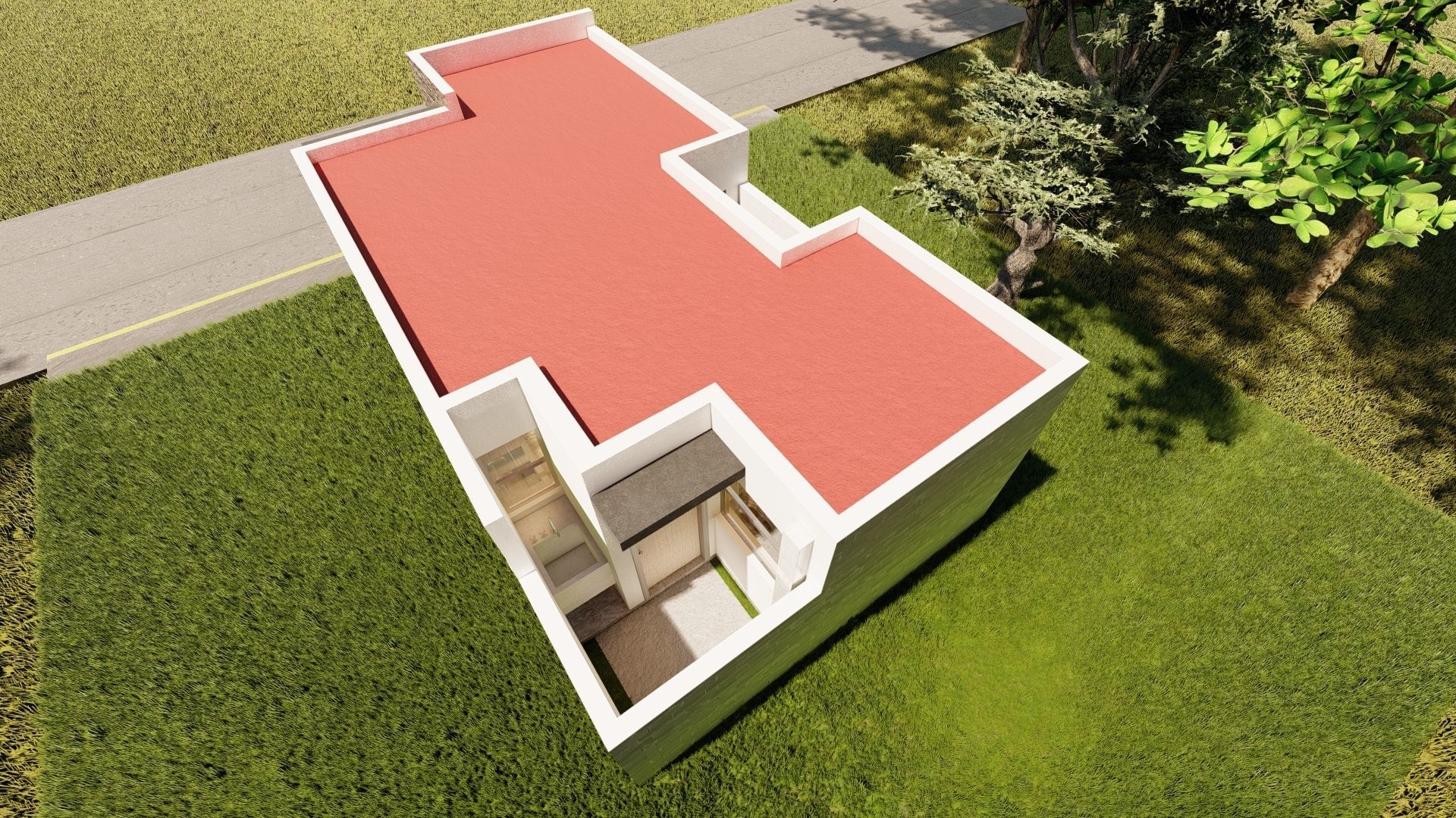 HOUSE 900 cm 475 cm 3D model_4