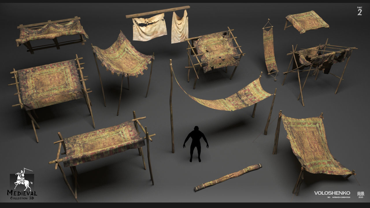 Medieval Collection  3D part 2 3D model_5