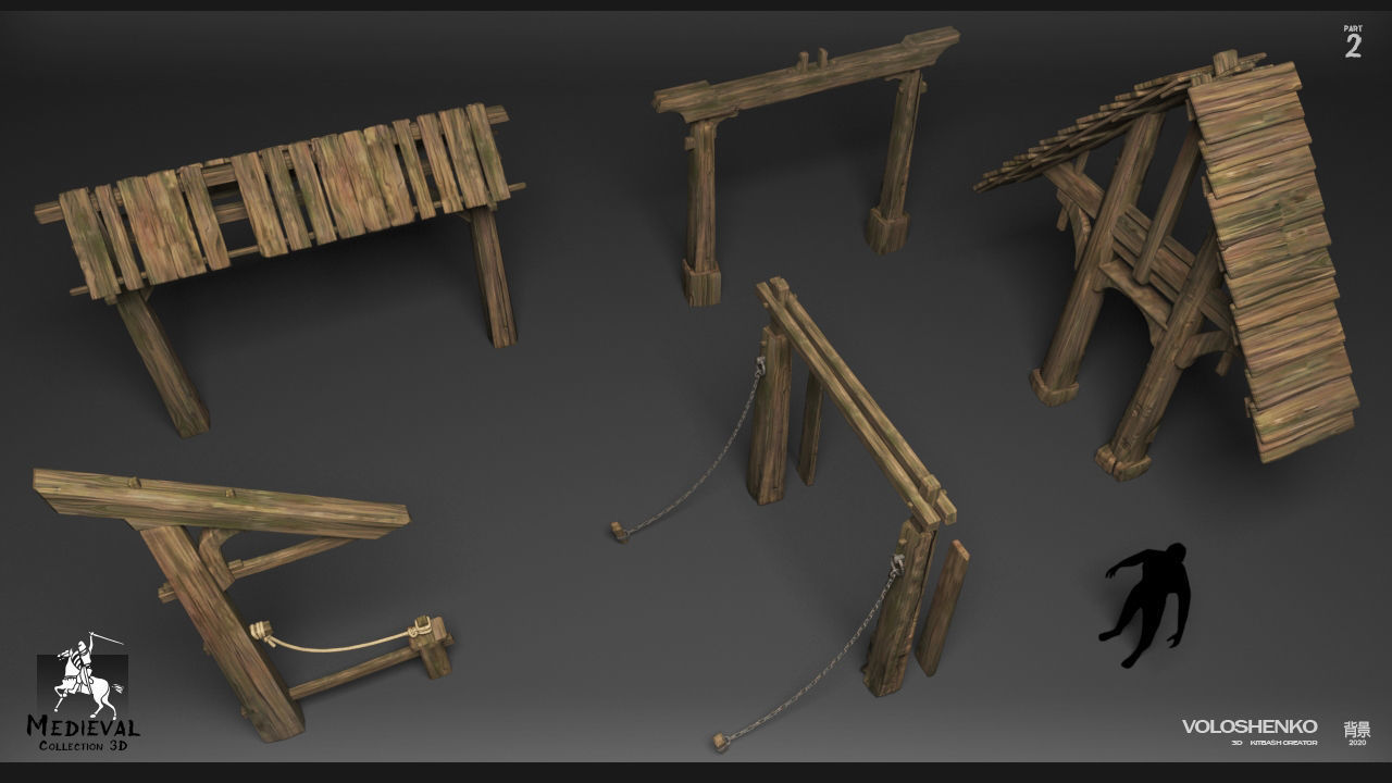Medieval Collection  3D part 2 3D model_8