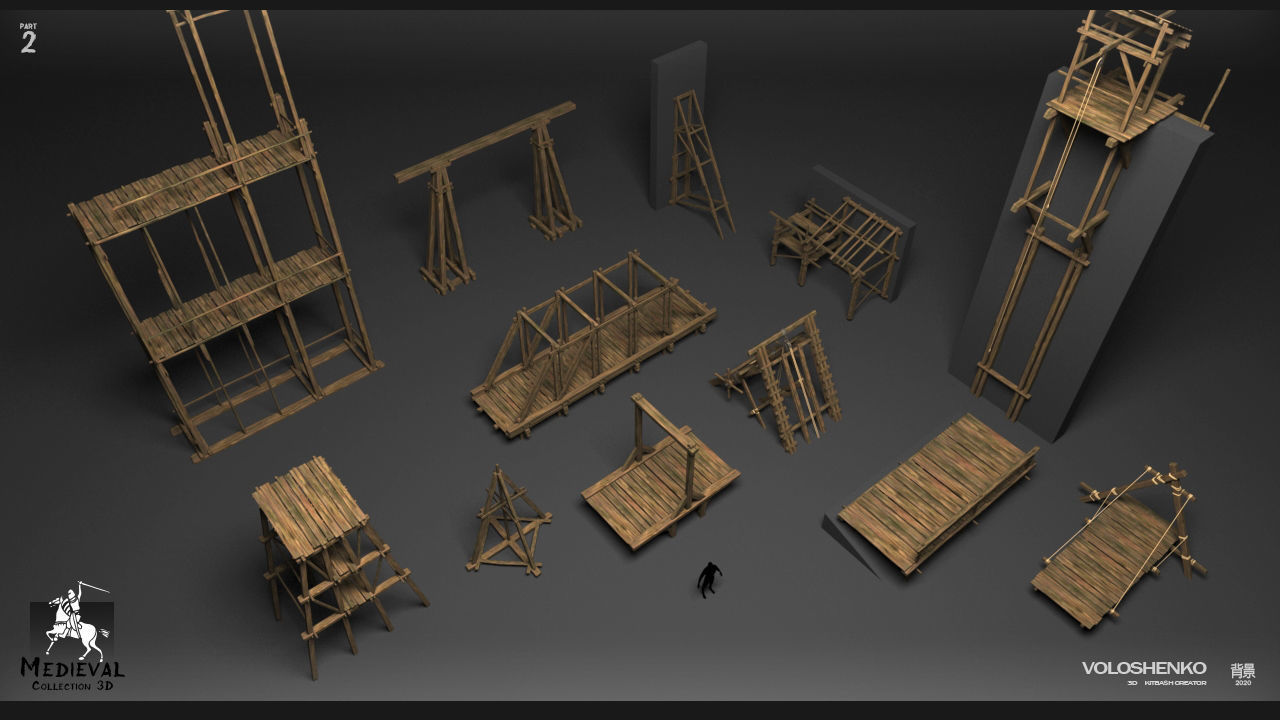 Medieval Collection  3D part 2 3D model_10