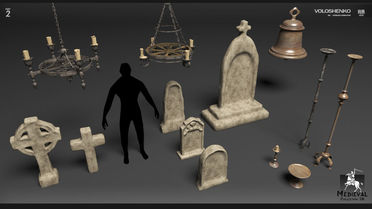 Medieval Collection  3D part 2 3D model_6
