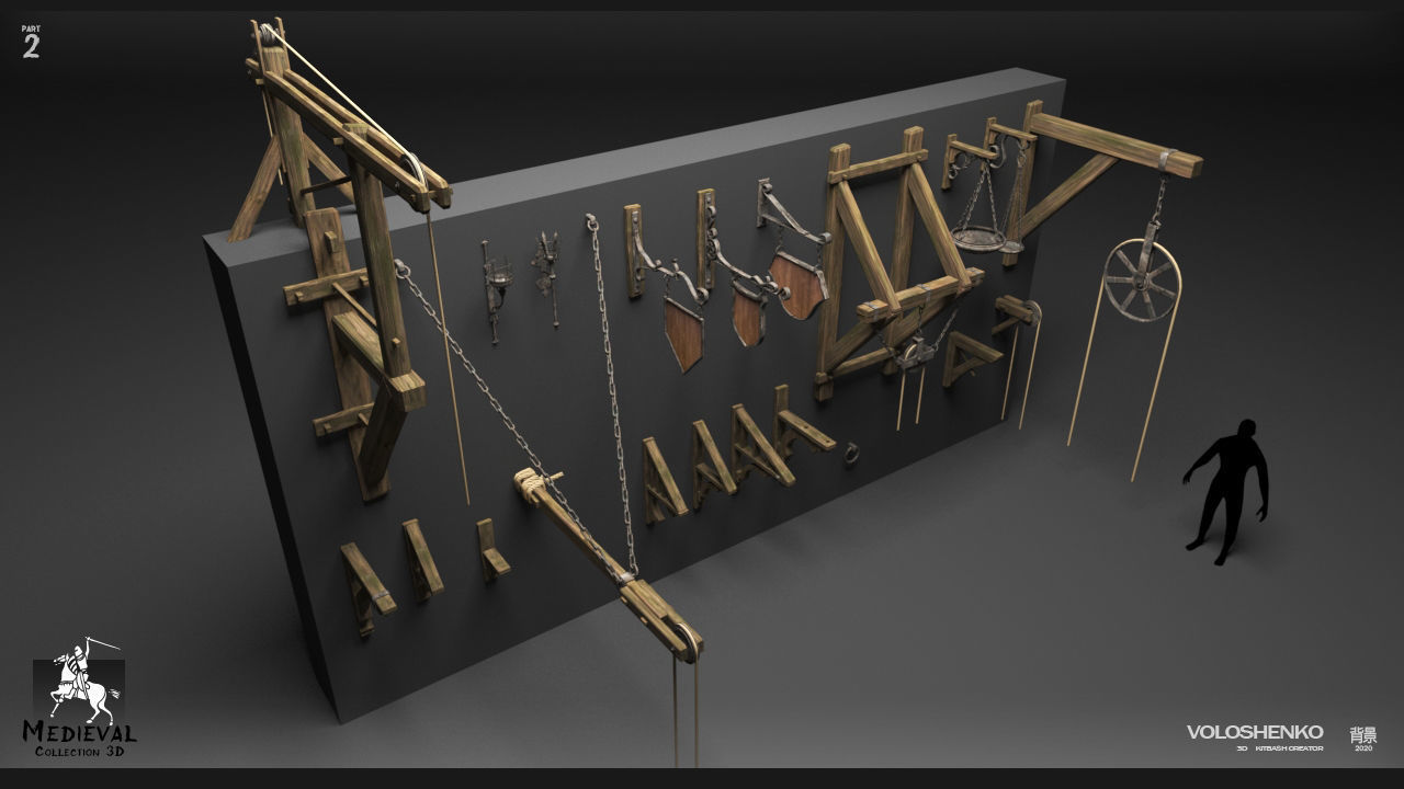 Medieval Collection  3D part 2 3D model_2