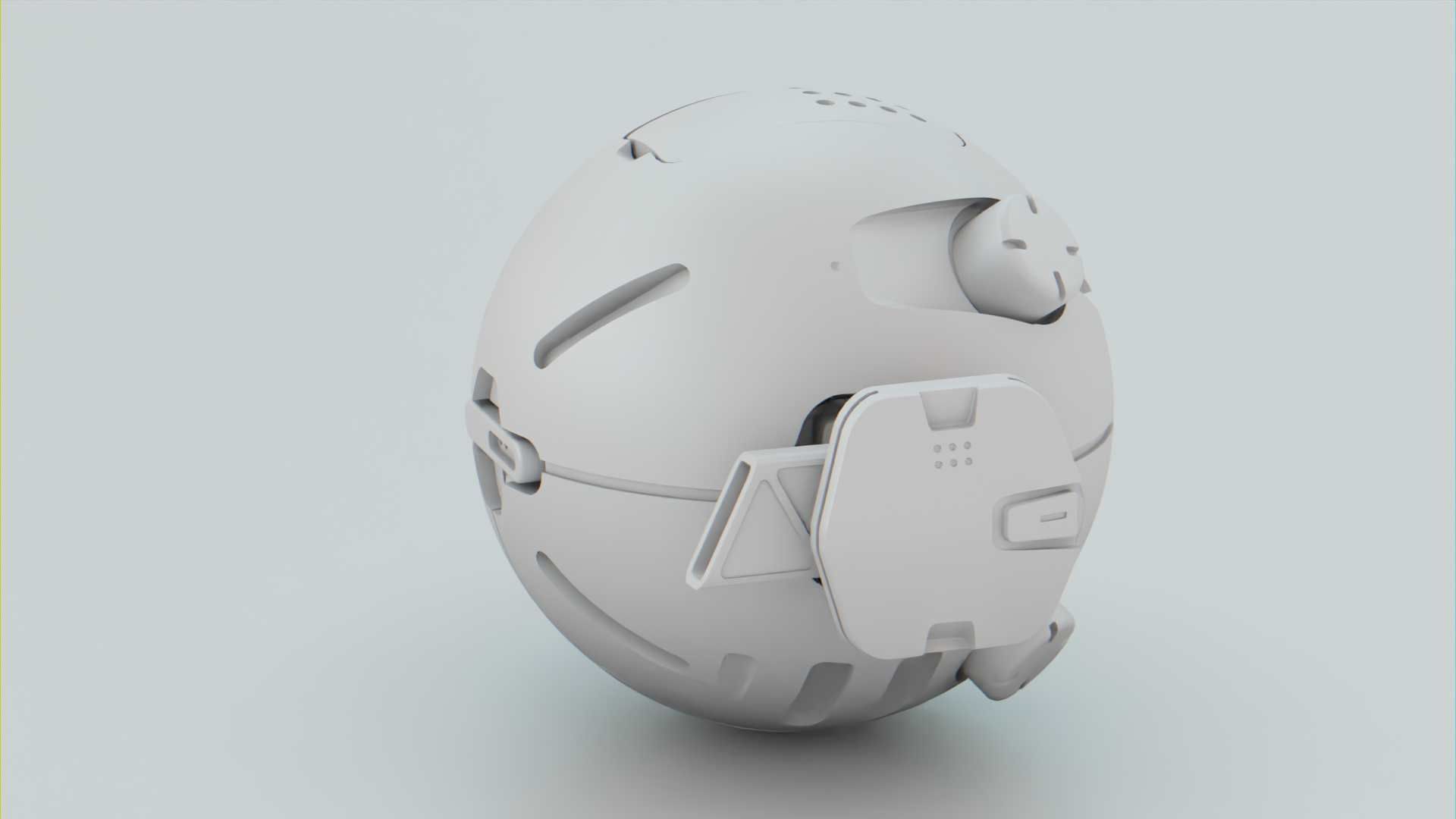 BALL DROID F-100 RIGGED 3D model_31