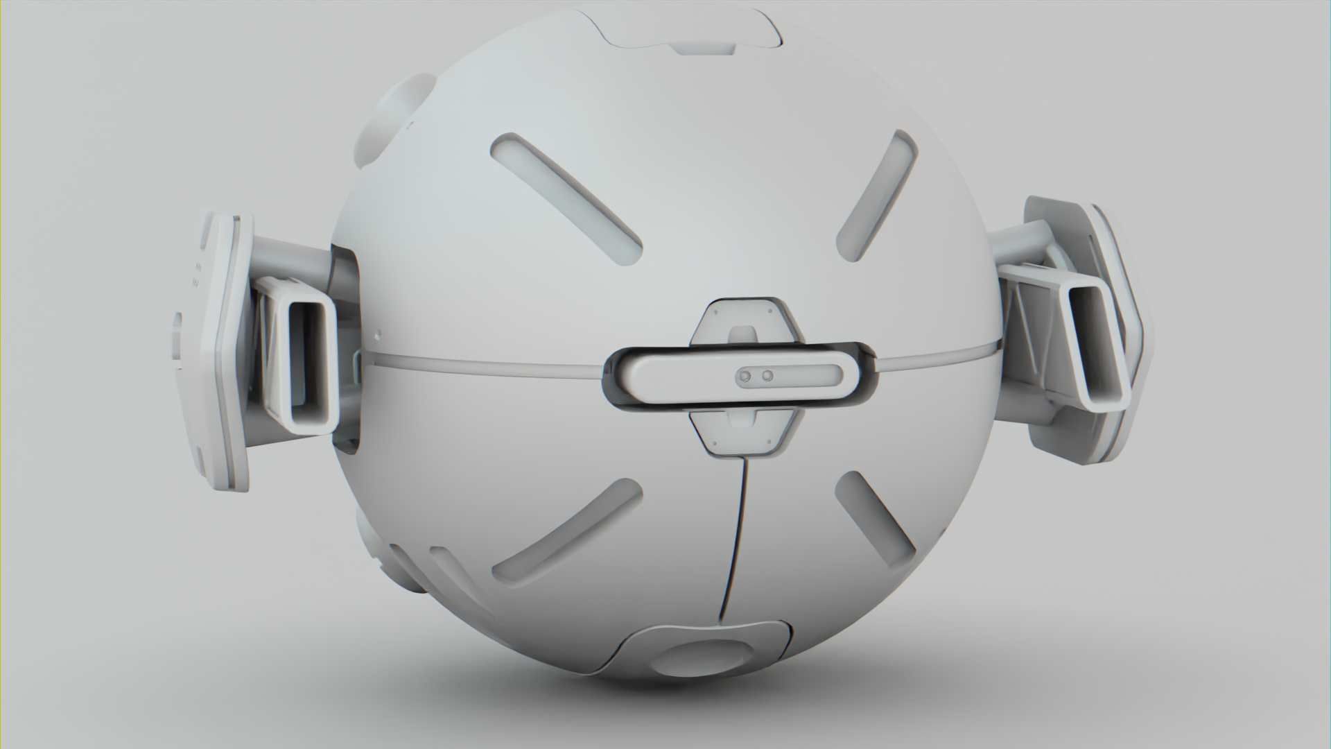 BALL DROID F-100 RIGGED 3D model_34