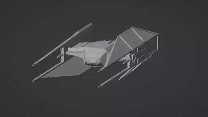 Low-Poly TIE Silencer