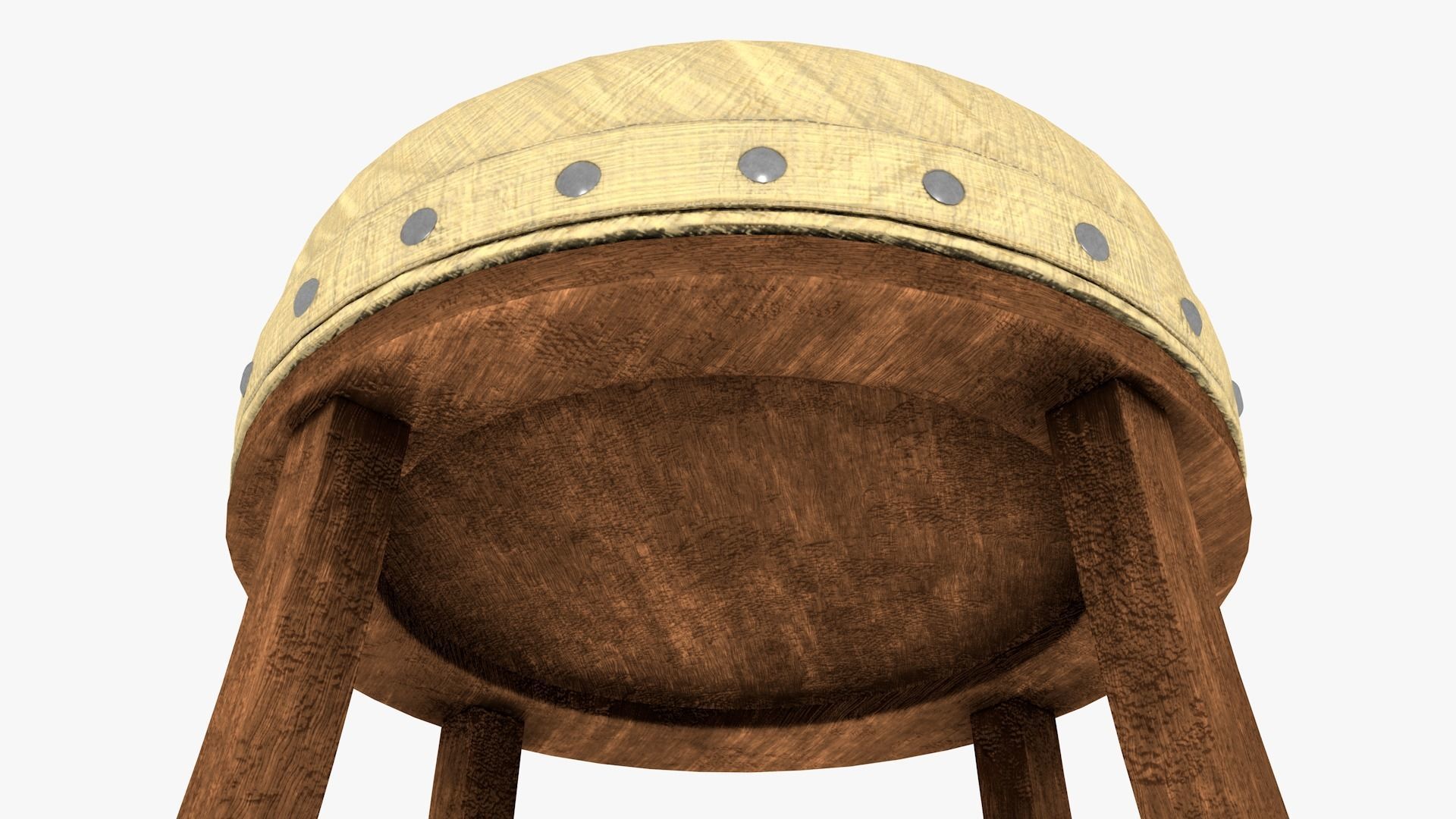 BarStools bar stool Low-poly 3D model_9