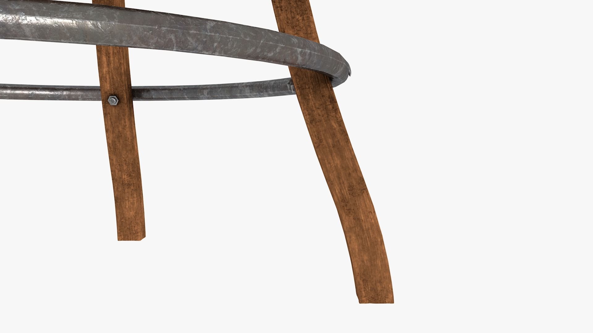 BarStools bar stool Low-poly 3D model_16