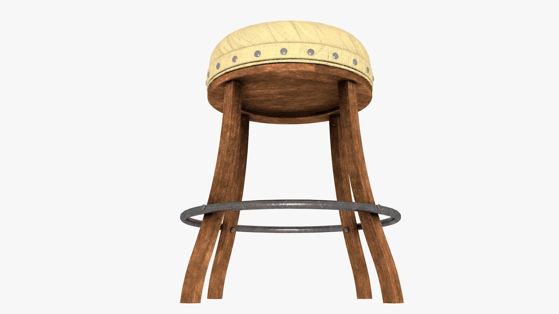 BarStools bar stool Low-poly 3D model_18