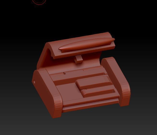 lock clasp for bracelet chain Free 3D print model_3