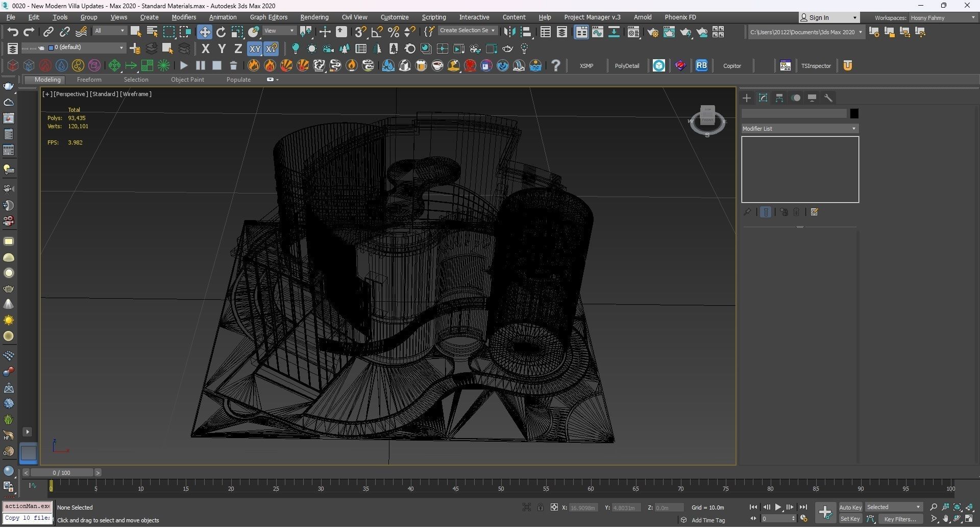 0020 - New Modern Villa - 2Ds Drawing - 3Ds Files 3D model_33