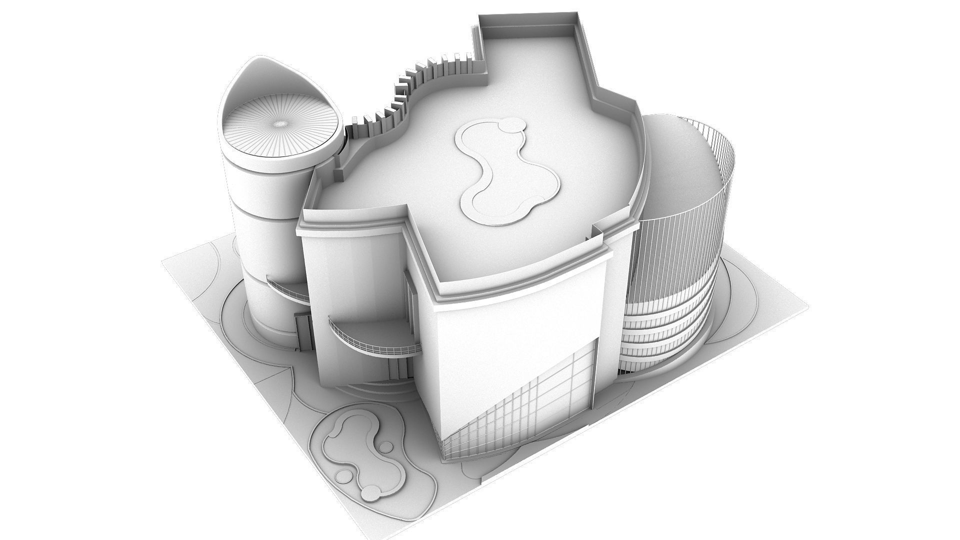 0020 - New Modern Villa - 2Ds Drawing - 3Ds Files 3D model_17