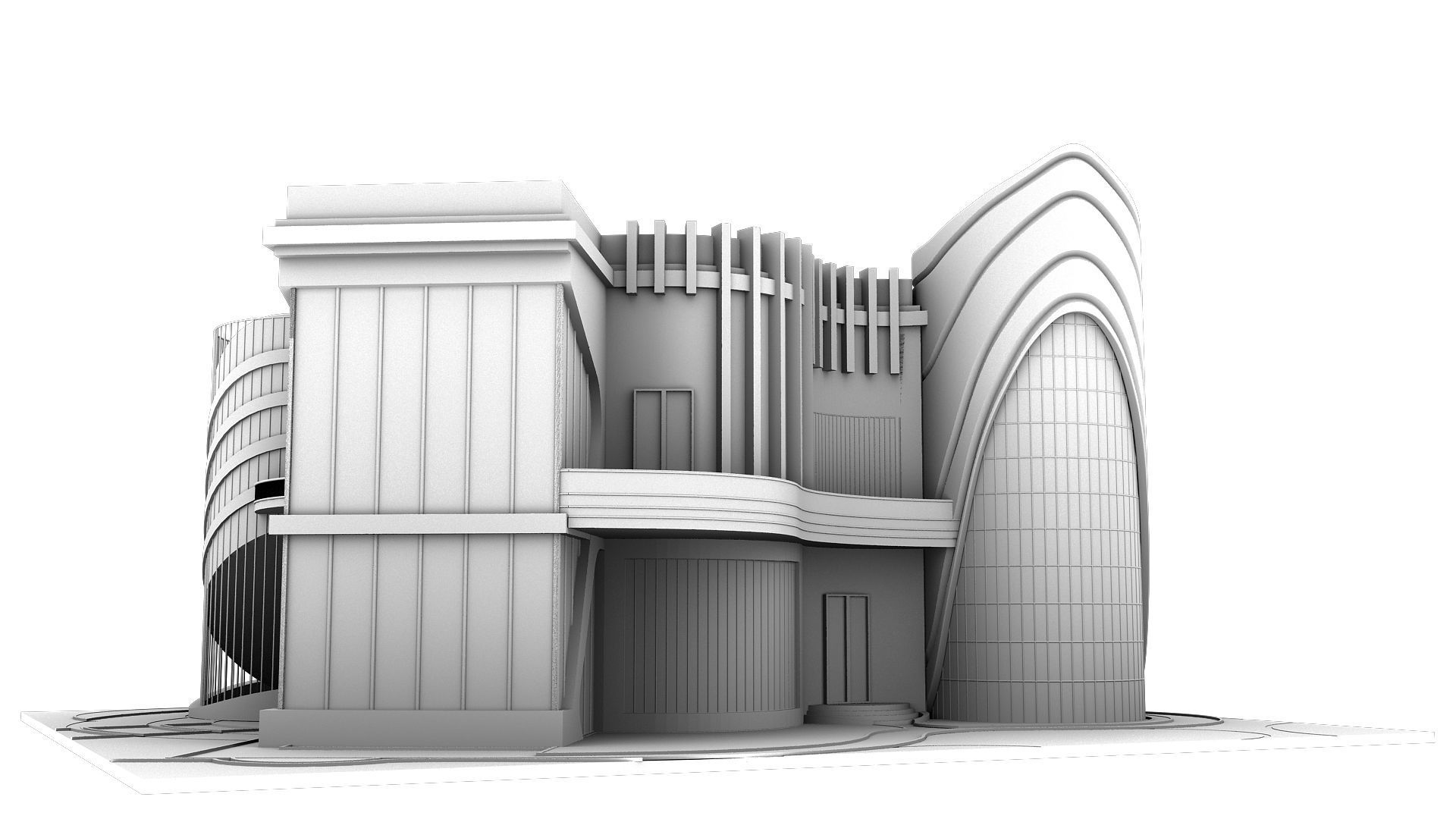 0020 - New Modern Villa - 2Ds Drawing - 3Ds Files 3D model_21