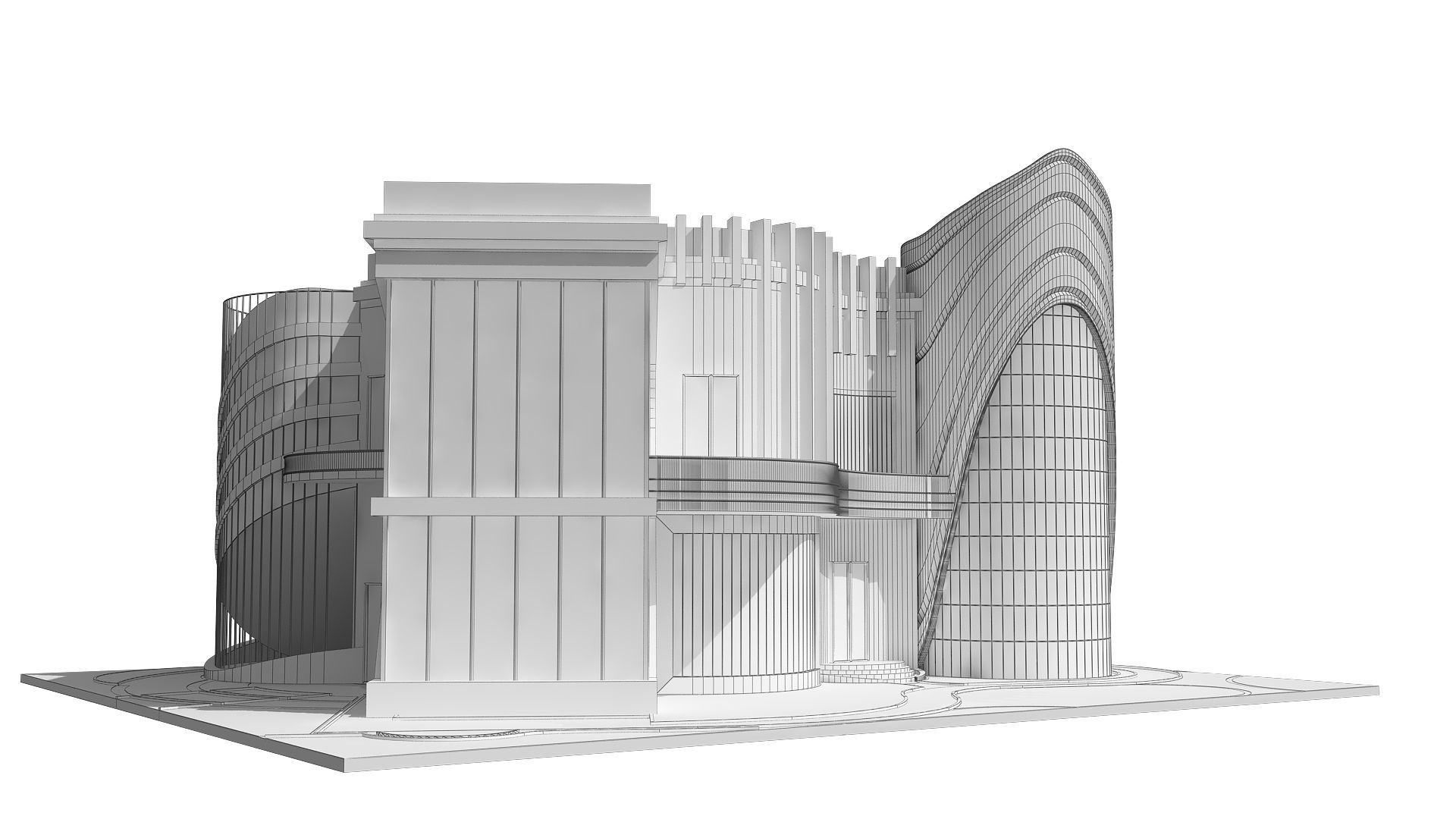 0020 - New Modern Villa - 2Ds Drawing - 3Ds Files 3D model_24