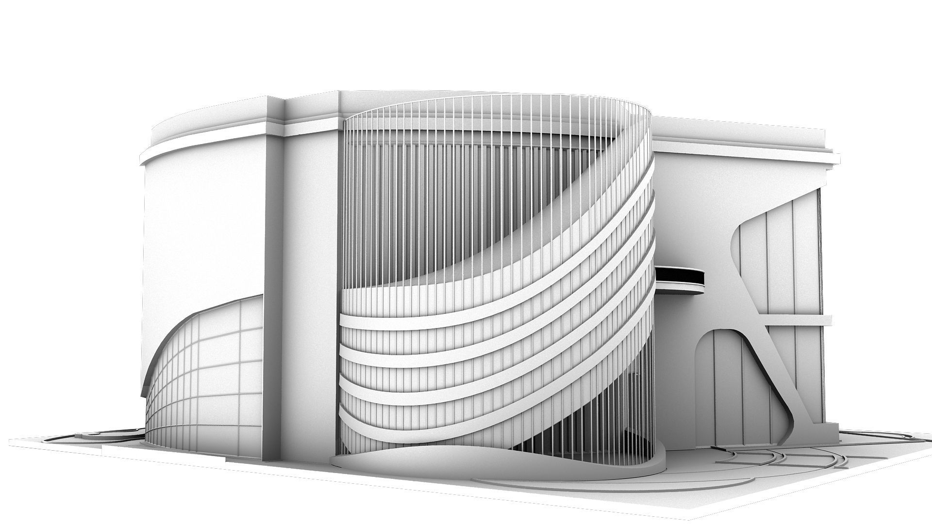 0020 - New Modern Villa - 2Ds Drawing - 3Ds Files 3D model_20