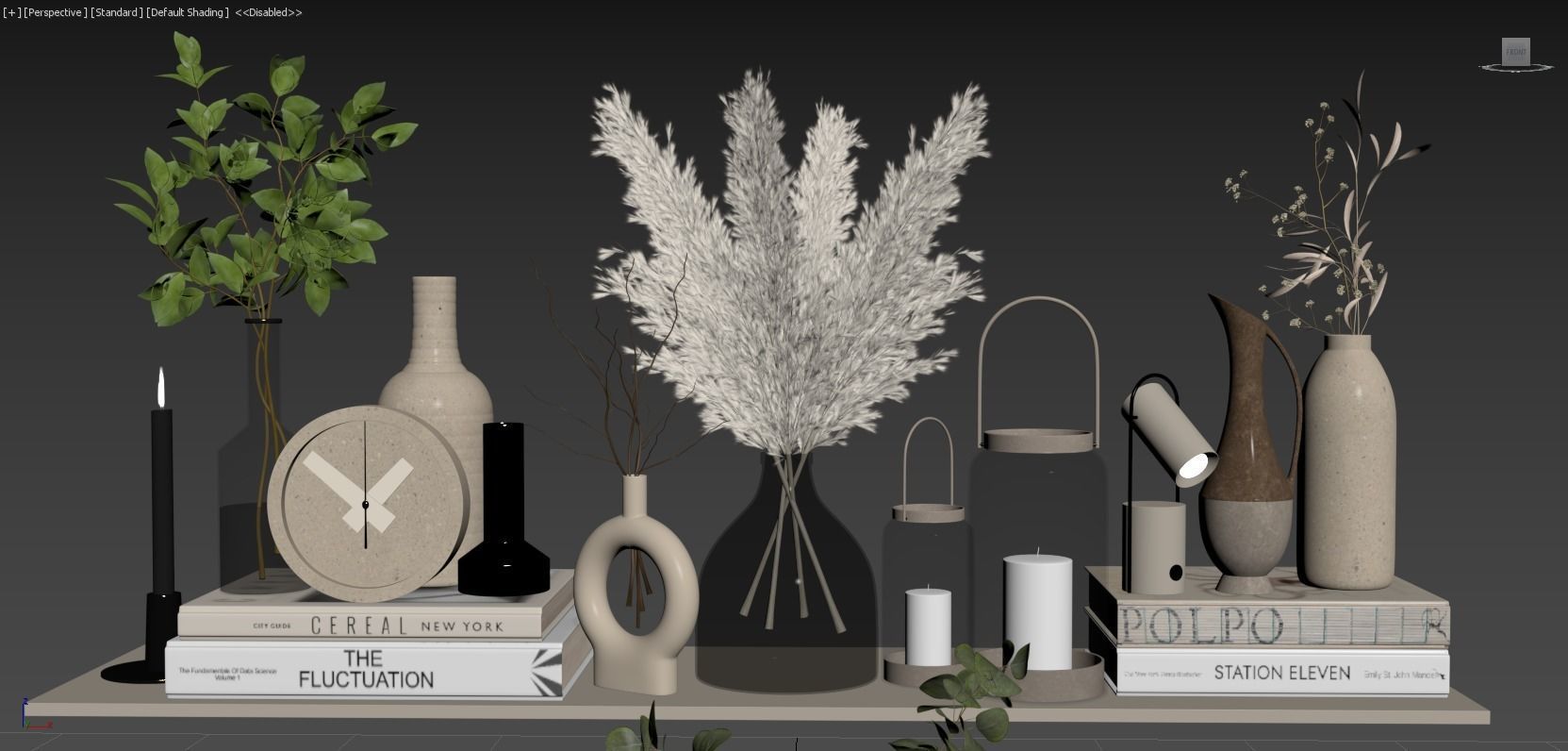 Decorative Set 109 3D model_9