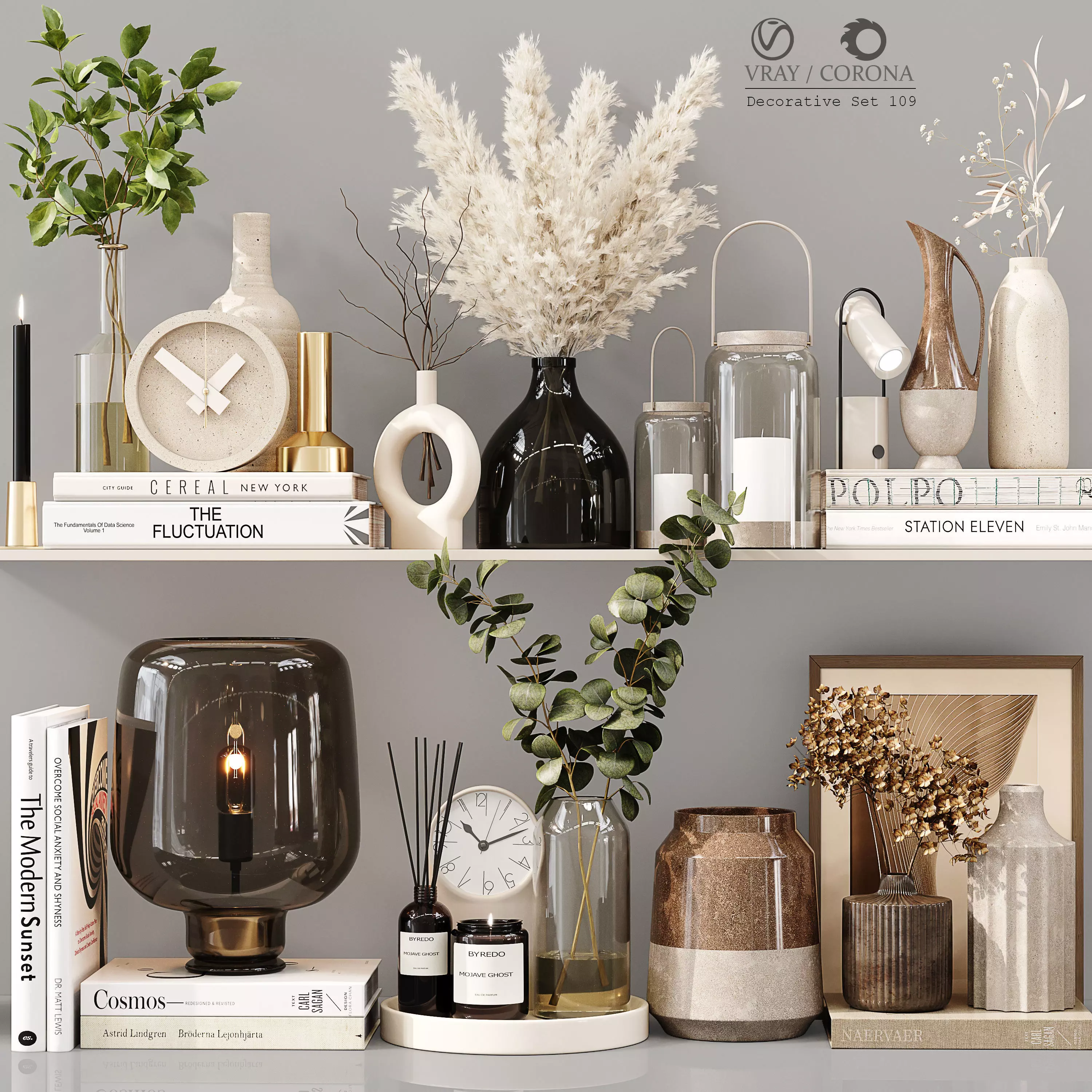 Decorative Set 109 3D model_0