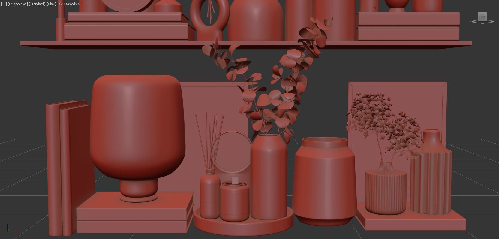 Decorative Set 109 3D model_11