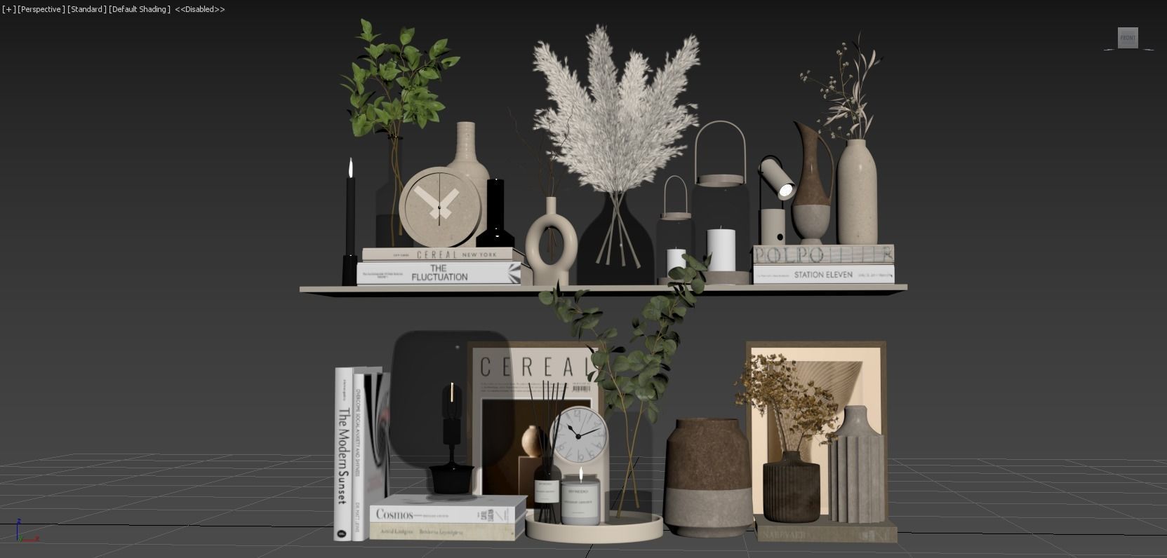 Decorative Set 109 3D model_7