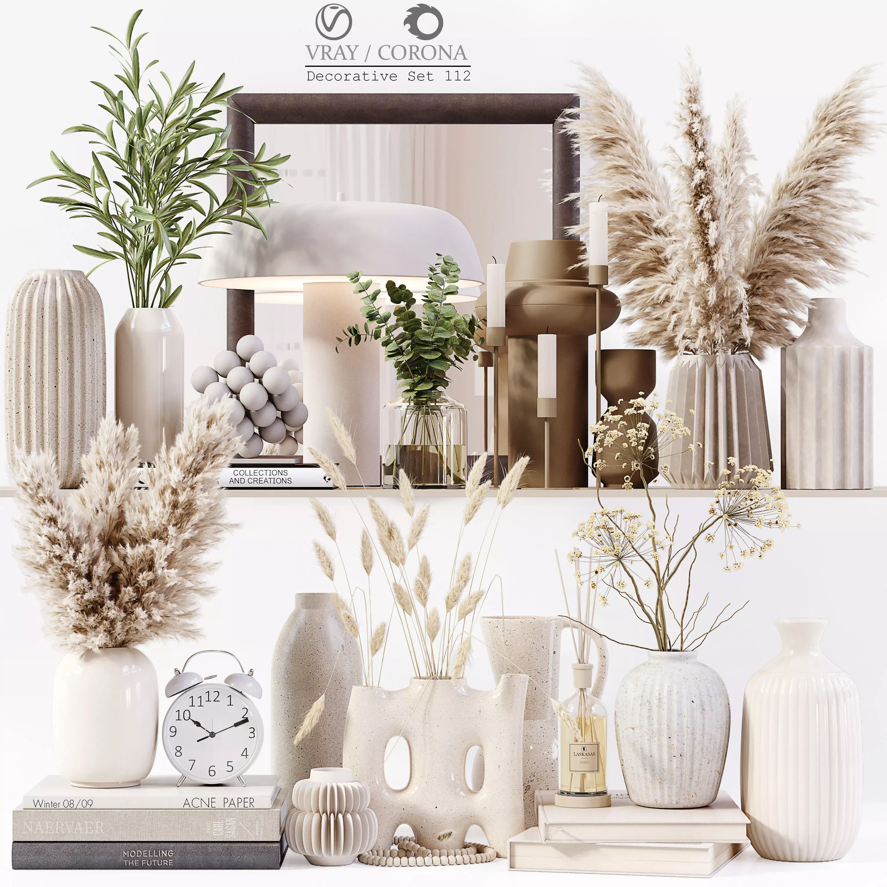 Decorative Set 112 3D model_0