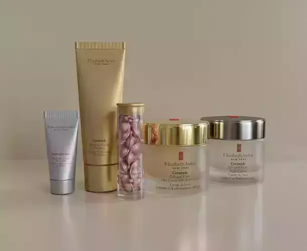 Womens facial skin cosmetic set