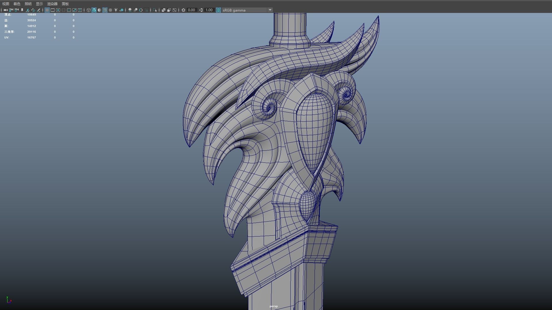 Giant Great Sword Garen LOL League of Legends Excalibur saber 3D model_19