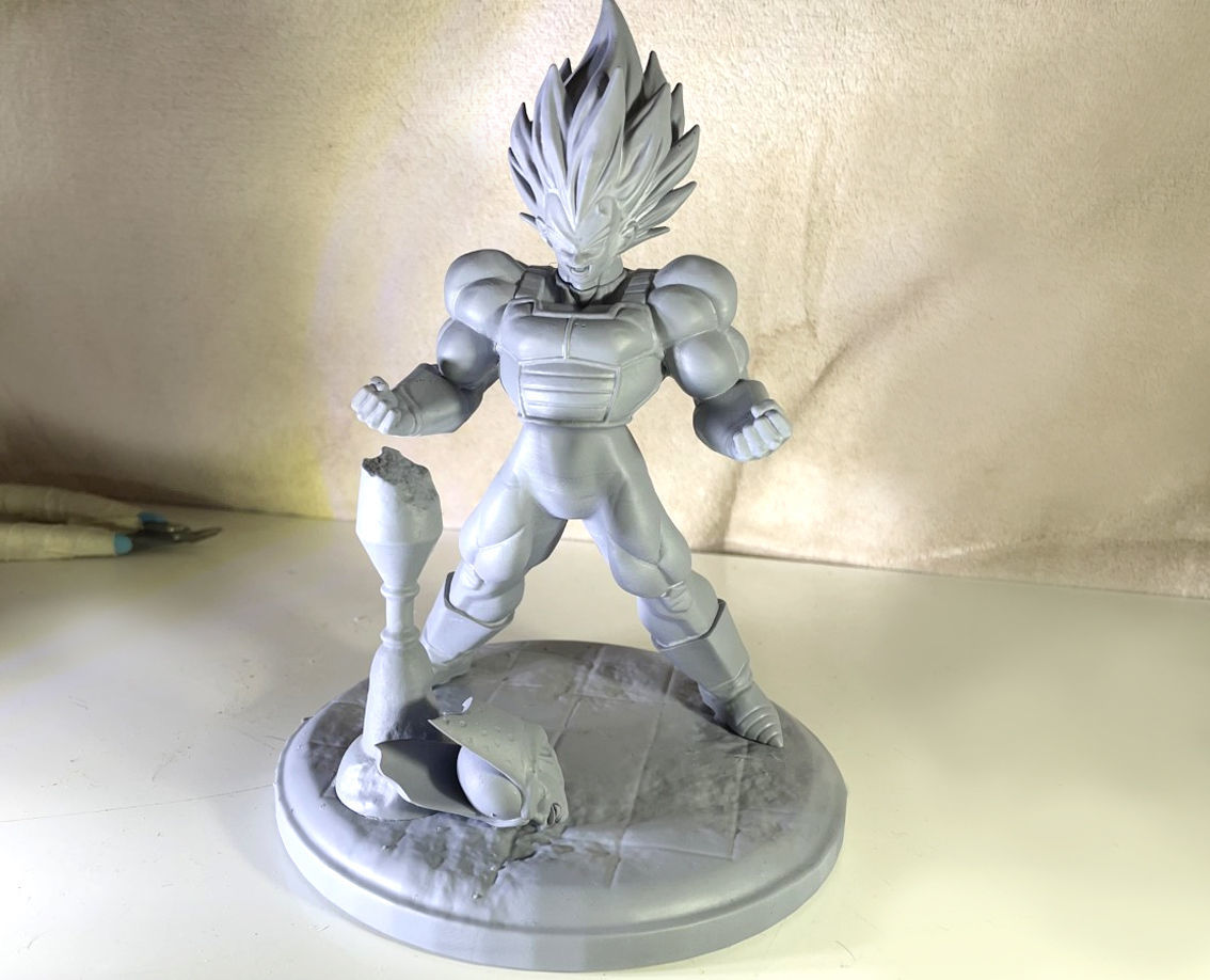 Vegeta Super Saiyan Full Power Dragon Ball Z Figure for 3D print 3D print model_8