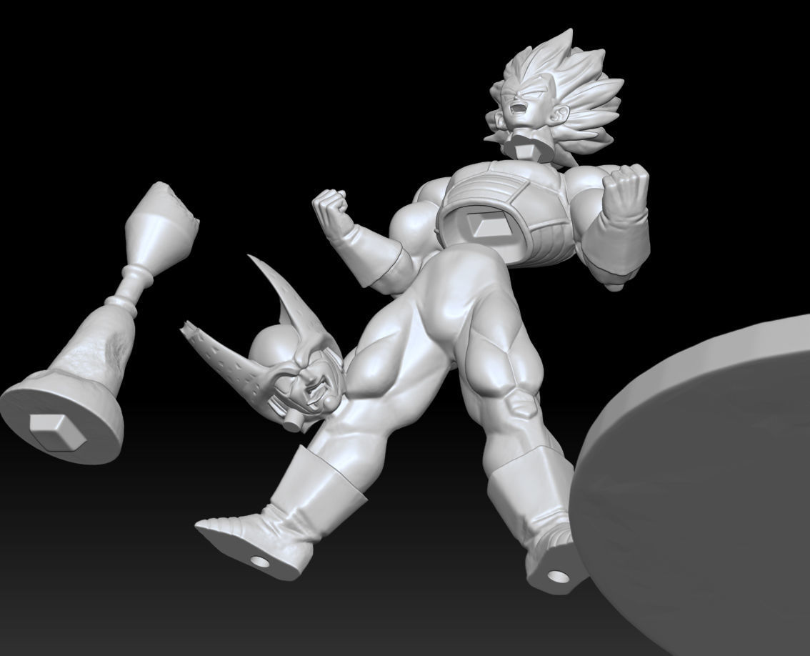 Vegeta Super Saiyan Full Power Dragon Ball Z Figure for 3D print 3D print model_7