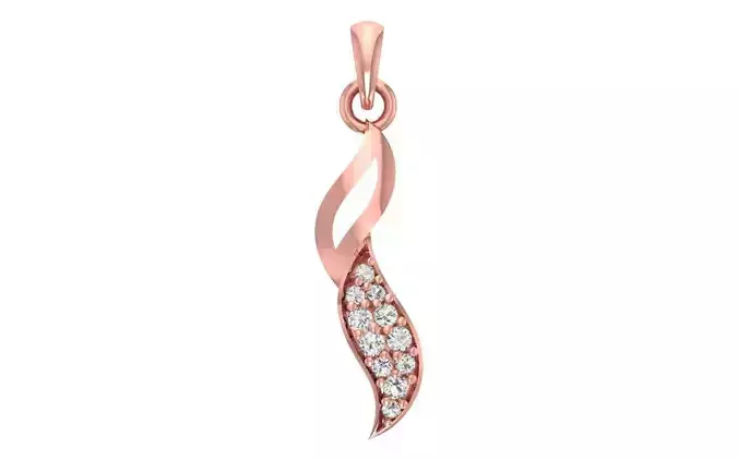 Women Diamond Pendants 3dm STL OBJ FBX Renders Details