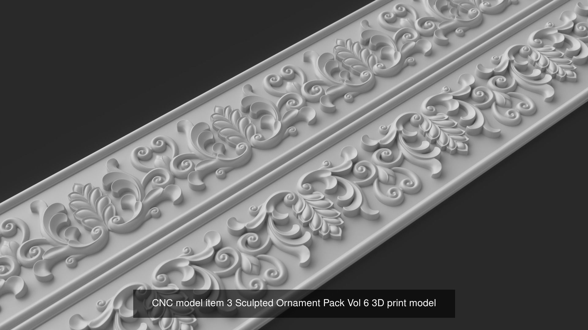 CNC Sculpted Ornament Pack VOL 6 3D Model Collection_4