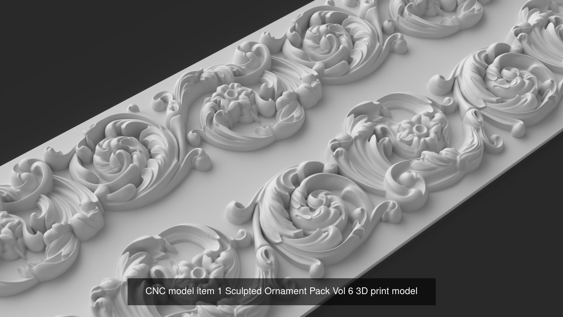 CNC Sculpted Ornament Pack VOL 6 3D Model Collection_6