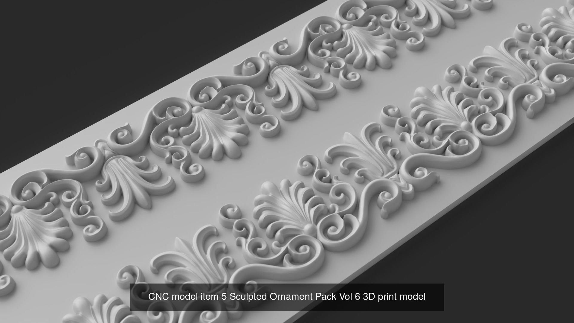 CNC Sculpted Ornament Pack VOL 6 3D Model Collection_2