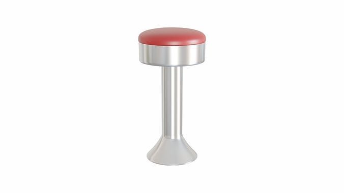 Retro Diner Collection Low-poly 3D model 3