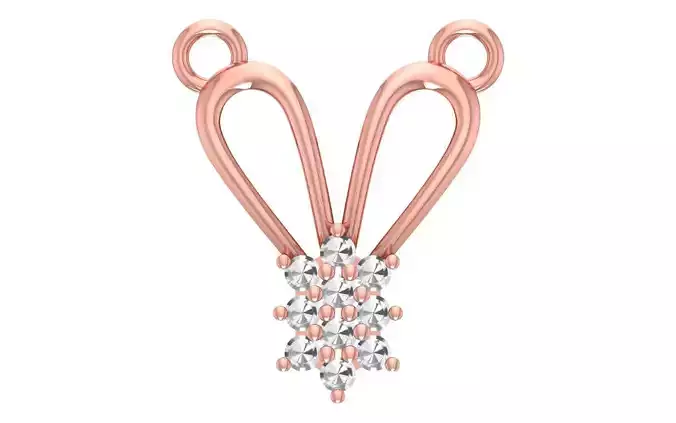 Women Diamond Pendants 3dm STL OBJ FBX Renders Details