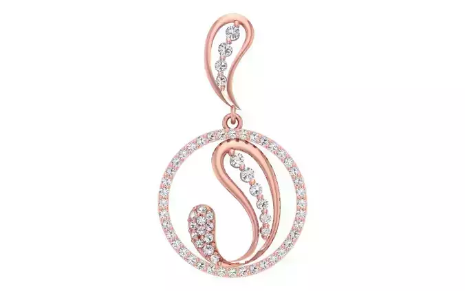 Women Diamond Pendants 3dm STL OBJ FBX Renders Details