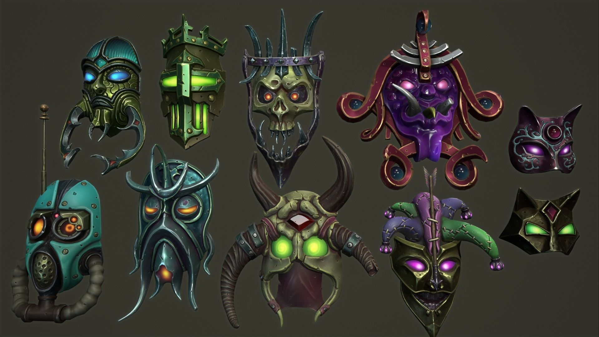 Snifit Mask Model 3D model Fantasy masks 2 VR / AR / low-poly | CGTrader
