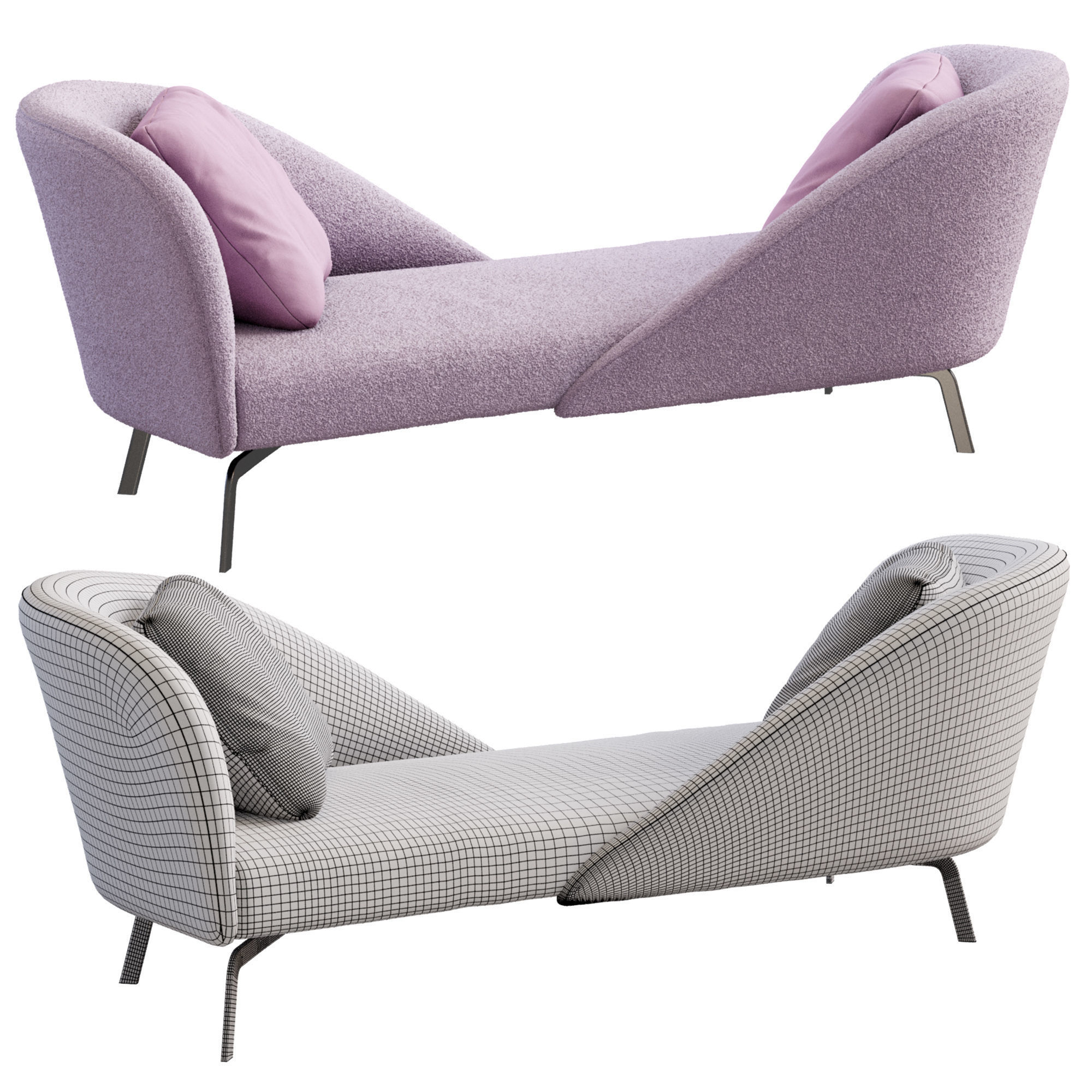 Face To Face By Tacchini 3D model_9