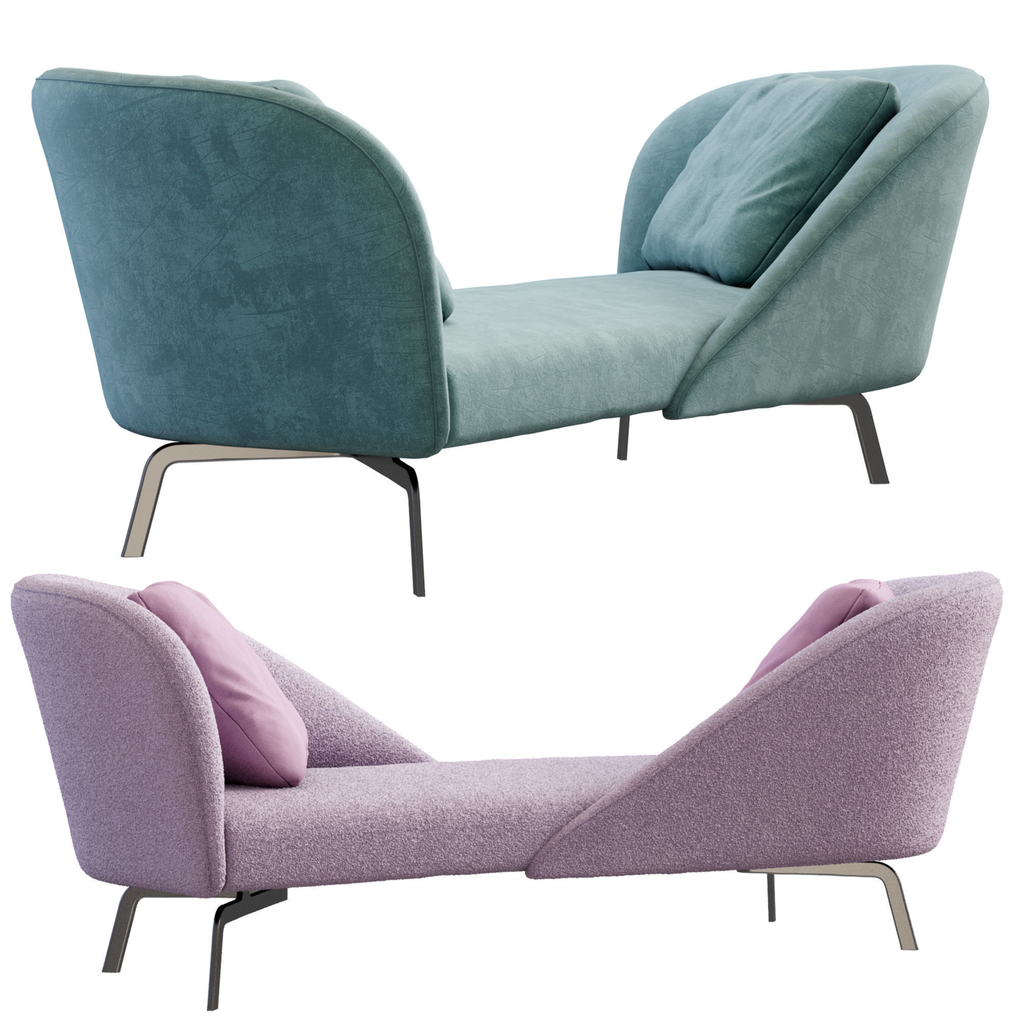 Face To Face By Tacchini 3D model_6