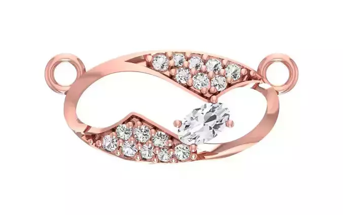 Women Diamond Pendants 3dm STL OBJ FBX Renders Details