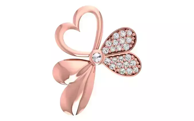 Women Diamond Pendants 3dm STL OBJ FBX Renders Details