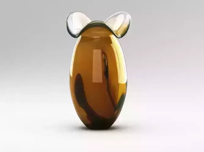 Glass decorative vase 02