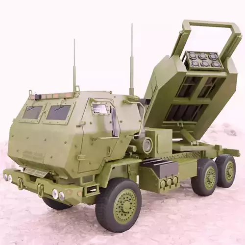 HIMARS Style Military Truck M142 3D model
