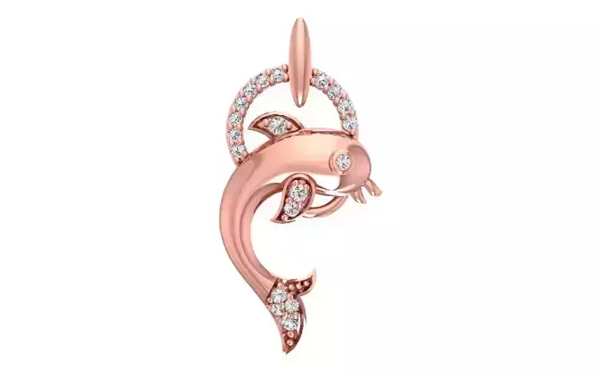 Women Diamond Pendants 3dm STL OBJ FBX Renders Details